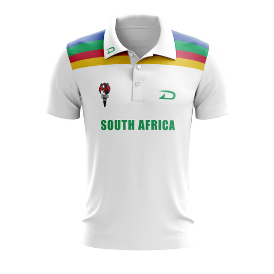 Driven by Rayder | The Proteas Inspired White Performance Golfer