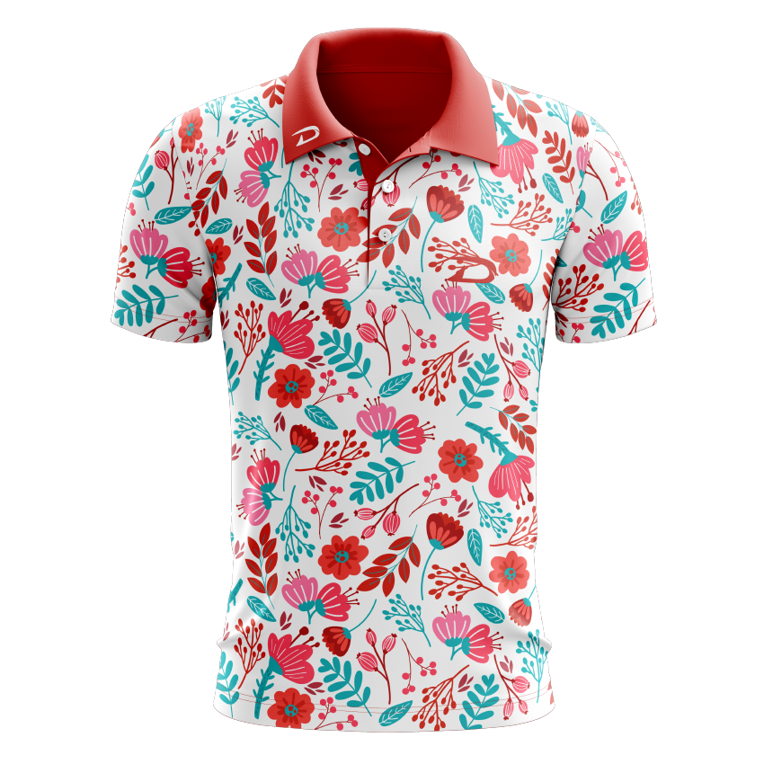 Driven Golf Shirt | Flower Collection- DFL-003