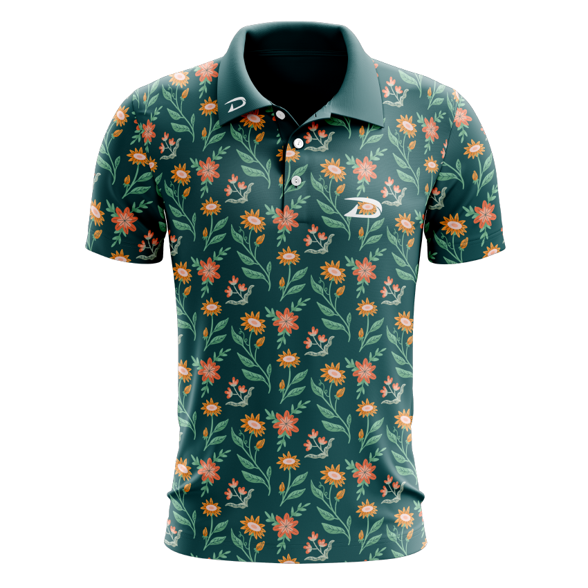 Driven Golf Shirt | Flower Collection- DFL-004