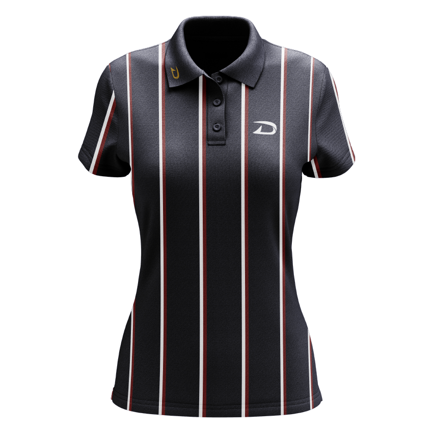Driven Golf Shirt | Vertical Striped Collection- LVR-001