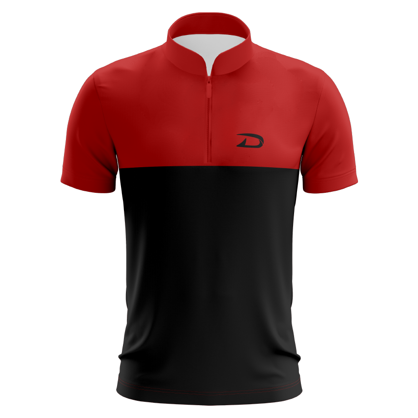 Driven Zipper Golf Shirt | Two-Tone - MTTZ-001
