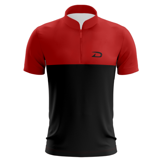Driven Zipper Golf Shirt | Two-Tone - MTTZ-001