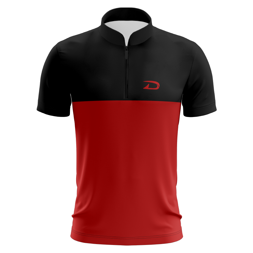 Driven Zipper Golf Shirt | Two-Tone - MTTZ-002