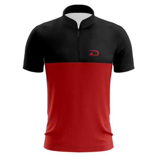 Driven Zipper Golf Shirt | Two-Tone - MTTZ-002