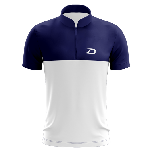 Driven Zipper Golf Shirt | Two-Tone - MTTZ-005