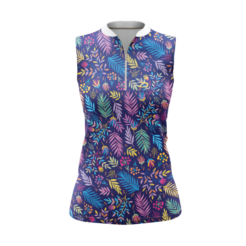 Driven Zipper Golf Shirt | Sleeveless Collection - SLR-004
