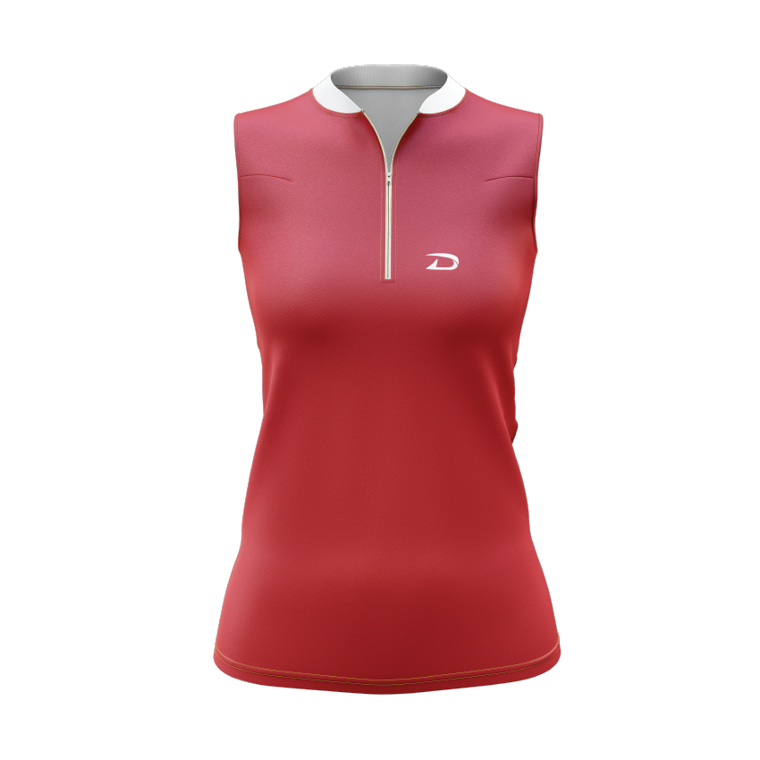 Driven Zipper Golf Shirt | Sleeveless Collection- SLR-015
