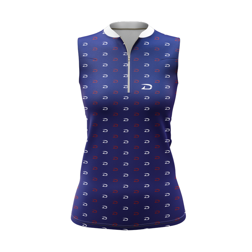 Driven Zipper Golf Shirt | Sleeveless Collection- SLR-018
