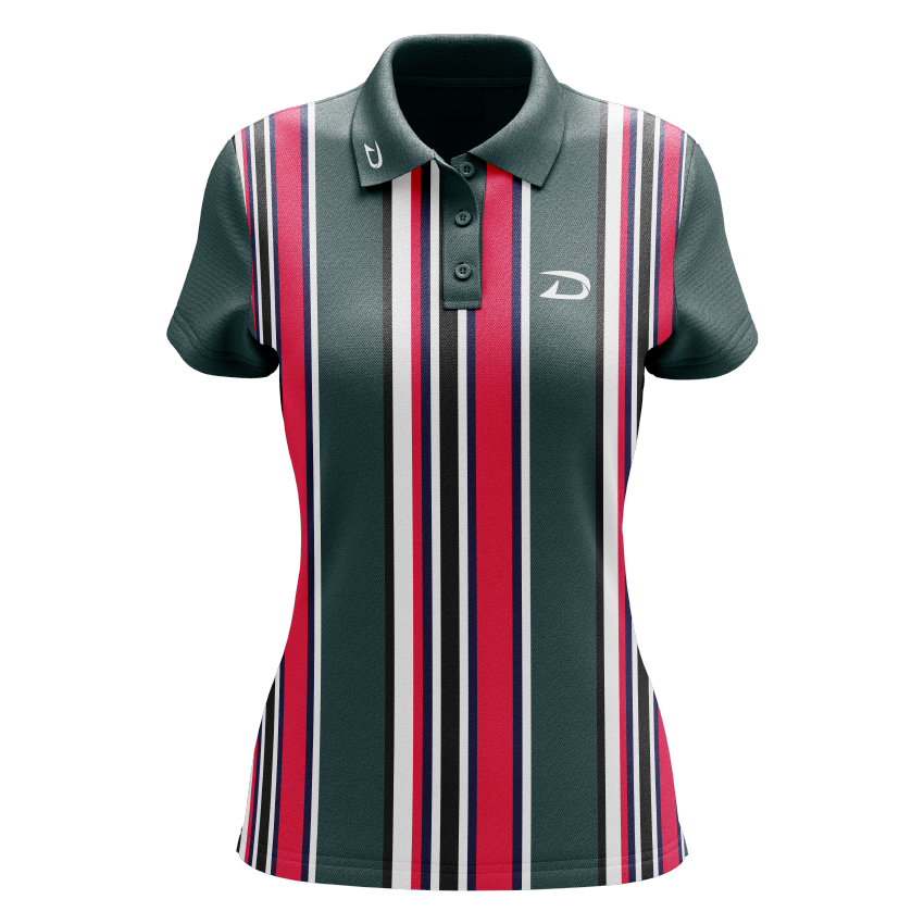 Driven Golf Shirt | Vertical Striped Collection- LVR-005