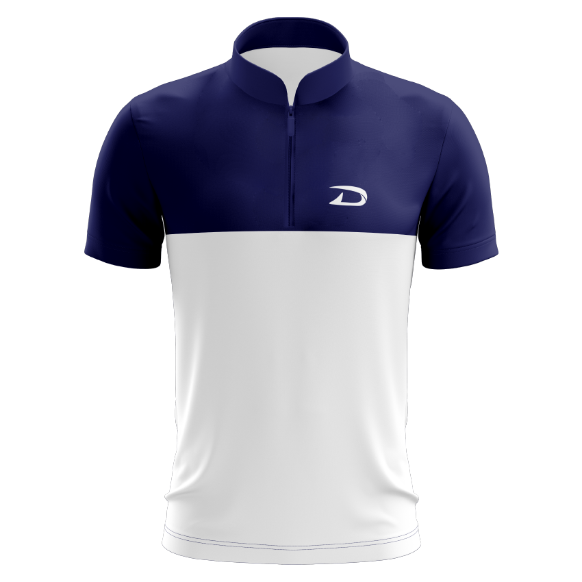 Driven Zipper Golf Shirt | Two-Tone - MTTZ-005