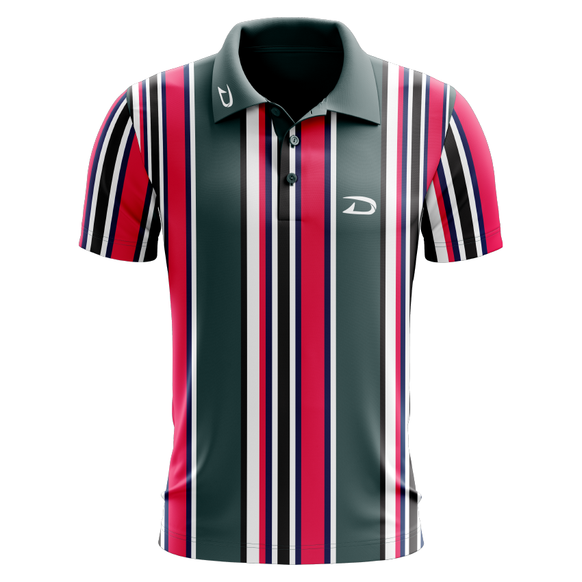 Driven Golf Shirt | Striped Collection- MVR-005